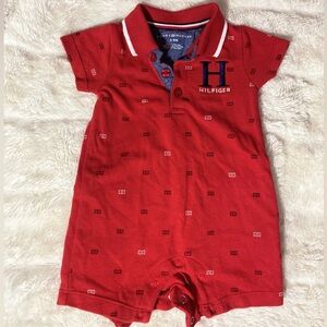 Tommy Hilfiger Red Infant Polo